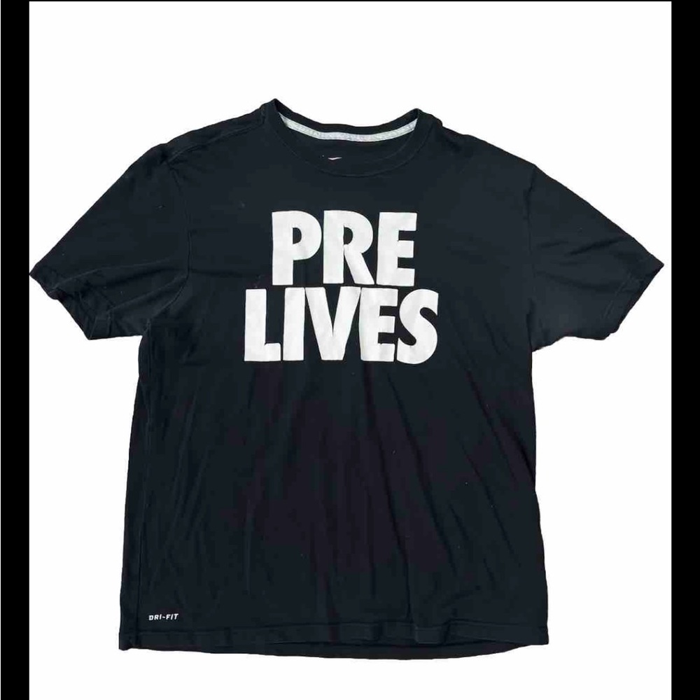 Oregon DUCKS Track & Field Steve Prefontaine PRE LIVES Nike TEE SHIRT  Men's XL